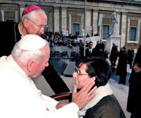 Giovanni Paolo II e Giovanna
