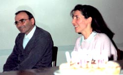 Don Bruno Folezzani e Giovanna